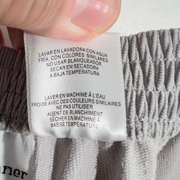 Alfred Dunner Pull On Pants Woman's 18 Elastic Back Waist Grey Corduroy Pockets - Picture 10 of 11